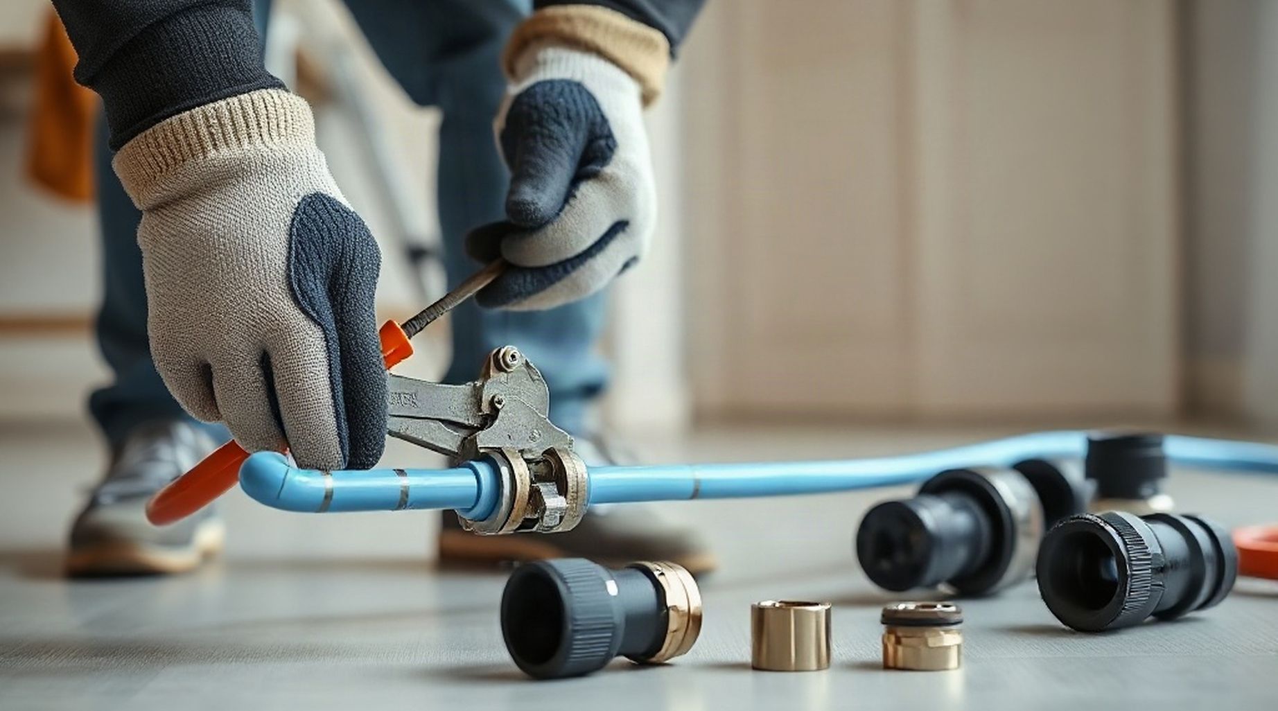 Artisan plombier en intervention à Gennevilliers